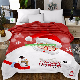 Printed Flannel Christmas Presents Thickened Soft Quilt Single Sided Blanket