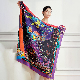  Custom Double Sided Printed 100% Mulberry Silk Lady Scarves