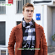  Hot Sale Cashmere Plaid Scarf Fashion Men Shawl with Fringes