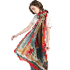  New Winter Graffiti Print Scarf Cotton Women Silk MID-Length All-Match Ladies Scarf