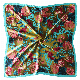  Summer Fashion Lightweight Square Silk Like Head Scarfs Wraps for Women