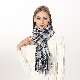  Fashion Oversized Tartan Plaid Long Scarf with Tassels for Ladies