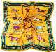  Silk Scarf High Quality Wholesale Yellow Scarf Silk Headwrap