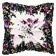  Versitile Lightweight Floral Square Silk Like Hair Wraps Scarfs for Women