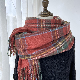  Women′s Winter Korean Checkered Imitation Cashmere Warm Neck Lady Scarf