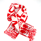 Acrylic Woven Jacquard Football Team Scarf with Poland Polska National Club Logo
