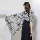100% Polyester Viscose Women Fashion Jacquard Scarf manufacturer