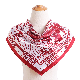  Wholesale Satin Square Head Silk Feeling Scarfs for Women Hair Wrapping