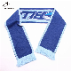 High Quality Logo Printed Acrylic Knitted Jacquard Soccer Fans Scarf