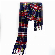 Winter Warm Women Colorful Daily Fashion Polyester Soft Checked Scarf manufacturer