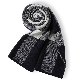 Hot Sale Winter Striped Thick Merino Wool Scarf for Men