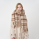  Winter Warm Long Shawl Wraps Big Grid Large Soft Thick Blanket Scarfs