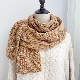  Girls Knitting Scarves Lady Shawl Kids Children Students Embroidery Deers Stole Scarf