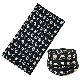 100% Polyester Head Elastic Children Multi Skull Print Wholesale Scarf