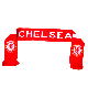  Custom Design Embroidery Scarves Custom Winter Knitted Acrylic Scarf Knitted Football Scarf