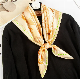  Digital Printing 100% Silk Printed Twill Hair Scarf