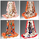  Christmas Gift Women Square Scarf 12mm Pure Satin Silk Neck Scarf