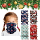  Christmas Pattern Kids Outdoor Headwear Hair Scrunchies Face Scarf Bandana