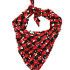  Dog Bandana Christmas Pet Triangle Scarf Plaid Snowflake Accessories Bibs for Dog