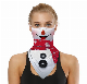  Christmas Hot Print Scarf Face Scarf with Ear Loop