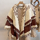  Wholesale Fashion Alphabetic Patterns Faux Fur Women Shawl Imitation Cashmere Large Square Scarf