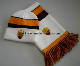  Acrylic Stripe Knitting Beanie Hat and Scarf with Tassel Set