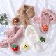  Wholesale Fashion Warm Imitation Wrasse Rabbit Fur Scarf for Children