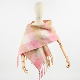  Designer High Quality Luxury Ladies Shawl Custom Graphic Manufacturer Knitted Winter Scarves with Tassel