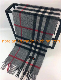  Classic 75%Wool 25%Polyester Woven Plaid Rectangle Scarf