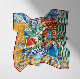  Fashion Square Silk Satin Scarf Ladies Neck Scarves