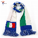  Wholesale Fashion Knitted Scarf High Quality Cheap Custom Logo Fan Knitted Scarfves Sports Soccer Club Football Fans Scarf