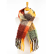  Custom Outerwear Outfit Apparel Accessory Unisex Winter Long Fringe Red Multi Checks Grid Tartan Cashmere Feel Shawl Pashmina Windowpane Blanket Scarf