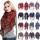  Women′s Fall Winter Scarf Classic Tassel Plaid Scarf Warm Soft Chunky Large Blanket Wrap Shawl Scarves