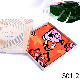 Silky Orange Satin Polyester Square Bandana Women′ S Scarf