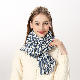  Custom Snappy Women′ S Checked Long Scarf with Fringe