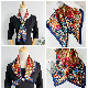  Fortune Tree Print Silk Square Scarf Women′s Hairband Real Silk Scarf