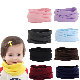  Monochrome Children Plain Cotton Colorful Unisex Warm Winter Soft Scarf