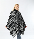  Wholesale Thick Blankets Women Warm Cape Classic Geometric Plaid Women Poncho Shawl