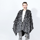 Autumn and Winter Fashion Knitted Ponch Scarves Black Thick Hotsale Women Shawls