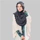 Latest Design High Quality Bubble Chiffon Hijab Fashion Thick Malaysia Head Scarf