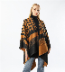  Wholesale Blankets Women Warm Poncho Acrylic Cape Classic Geometric Plaid Women Shawl