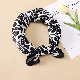  New Fashion Leopard Print 60*60cm Simulation Silk Soft Chiffon Polyester Square Monochrome Style Lady Scarf