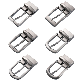  Factory Price 30-40mm Custom Logo Zinc Alloy Clip Buckle for Belt Reversible Belt Buckle for Men