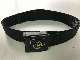  Men′s Webbing Belt with Custom Plastic Buckle & Logo