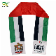  Fashion Embroidery Fan Football Club Printing Silk Satin Scarf (B-NF19F06013)