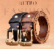  Manufacturer Factory OEM Men Fashion High Quality Italy Real Tanned Genuine Leather Pin Buckle Customized Retro Casual Style Stronger Durable Men Belt (E2023)