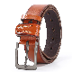 Minimalism Design Men′s PU Belt with Pin Buckle