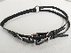  Fashion Black Ladies′ PU Belt