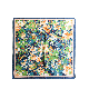  Floral Hair Wrapping Fashion Soft Silk Feeling Neck Scarf for Women