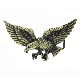  Wholesale Customised Engraved Western Sublimation 2D 3D Flying Eagle Custom Metal Belt Buckles for Men